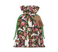 Dog Christmas Bags Gift Snacks Hamper Happy Halloween Drawstring Wedding Party Bags Presents