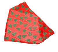 Dog Christmas Bandana Xl Soft Polyester Triangle Scarf | Easy to Clean, Machine Washable, Neck Circumference 20-42cm, Festive Decoration for PET Dogs