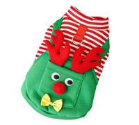 Dog Christmas Costume - Reindeer Pet Outfit | Holiday Party Dress-Up for Dogs and Cats | Festive Clothing for Outdoor Walks, Family Gatherings, Holiday Photos, Seasonal Celebrations, and Festivals