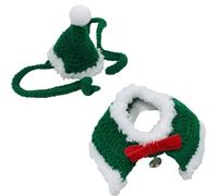Dog Christmas Costumes, Santa Dog Collar, Handmade Knitted Cosplay Pet Clothes Suitable For Large, Medium, And Small Pets