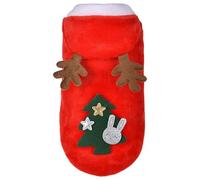 Dog Christmas Outfit Adorable Soft Hoodie Christmas Dog Clothes with Reindeer Antlers & Tree Cozy Holiday Pet Costumes for Your Furry Friend Puppy Clothes Cat Outfit Cat Costume