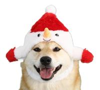 Dog Christmas Outfit,Christmas Tree Cute Warm Kitten Outfits - Party Supplies Pet Winter Warm Accessories, Plush Dog Headwear for Small Dogs Cats