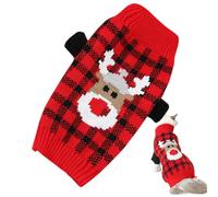 Dog Christmas Sweater - Christmas Soft Dog Sweater Warm Shirts | Knitted Breathable Cloth Pet Accessories for Small Dogs