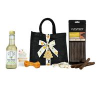 Dog Christmas Treat Bag Hamper | Natural Gift for Dogs | Puppy Present | Gift Set