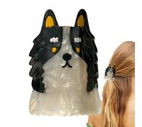 Dog Claw Clip - Small Claw Clips For Short Long Hair | Dog Shape Claws Clip | Girls Long Hairs Shepherd Puppy Clamp Girls, Adults, Kids Cartoon Dogs Women Hair Clamp For Travel, Hotel, School