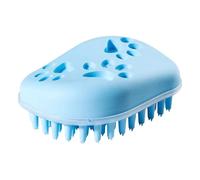 Dog Cleaning Brush, Pet Bath Massage Brush, Soft Cleaner Silicone Ergonomic Comb for Care Home Travel Routine Wash Daily Outdoor Grooming Bathing Relaxation