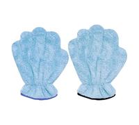 Dog Cleaning Towels Glove - 2pcs, Coral Fleece Highly Absorbent Multi-Functional Cute Cat Paw Gloves Towel | Pet-Towel Mitts for Puppies, Kittens, and Even Rabbits