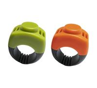Dog Clicker,2PCS,Professional Dog Training Clickers for Puppy & Cat,Cat Clicker Trainer, Stop Barking Device & Behaviour Aid (Yellow, Orange)