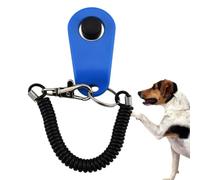Dog Clicker Trainer - 6.5x3.5x1.7cm ABS Stainless Steel, Wristband EVA, Durable | Pet Training Tool for Dogs Cats Obedience Behavior Reinforcement Bonding Easy Use Home Outdoor Fun