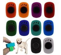 Dog Clicker Trainer - Positive Sound Behavior Tool, Interactive Training Accessory, Compact Handheld Device, Multi-Pack Learning Aid | for Puppy Kitten Agility Obedience Trick Practice