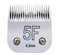 Dog Clipper Precision Blade A5 Type Knives Adapter ，Compatible For Andis，Compatible For Oster ，for Pet Grooming(5F 6.3mm blade)
