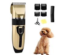 Dog Clippers Professional, 5-Speed Low Noise Portable Dog Clippers for Grooming, Rechargeable Cordless Pet Hair Trimmer Grooming Products for Dogs Cats Pets with Matted Thick to Heavy Coats