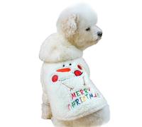 Dog Clothes - Adjustable Coat Snowman Jacket with Hood | Puppy Warm Winter Clothes | Fall Birthday Thanksgiving Christmas Halloween Home