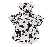 Dog Clothes Black White Cow Pattern, Puppy Clothes for Large Dogs, Warm Pet Clothes with Loose Neckline, Soft Polyester Material for Medium to Large Dog Breeds Like Chihuahua an (5XL)