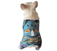 Dog Clothes Boy Dragon Print Cotton Costume | Breathable Pet Clothes - Suitable for All Seasons Spring Summer Autumn Winter Outdoors Celebration