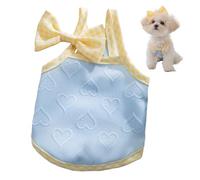 Dog Clothes, Breathable Sleeveless Small Dog Clothes, Cute Heart Pet with Bow, for Small Dogs 2.5-4kg Pet
