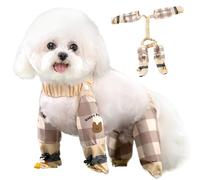 Dog Clothes, Cosy Puppy Pants with Slippers, Comfortable Dog Apparel Pet Accessories for Outdoor Adventures, Gardens, Travels, Park, Daily Home