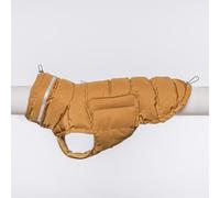 Dog clothes cross-border foreign trade autumn and winter thickened warm waterproof windproof two-legged coat pet vest cotton-padded clothes wholesale(Originalmetalhardwarebuckleyellow,M)