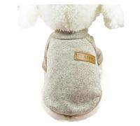 Dog Clothes Fit Fit For Small Dogs Soft Pet Dog Sweater Clothing Fit Fit For Dog Winter Chihuahua Clothes Classic Pet Outfit Small Dog Clothes(Tan,XS)