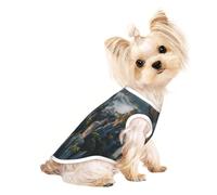 Dog Clothes for Small Dogs, Cat & Dog Shirts, Soft & Breathable Pet Vest Stone Forest