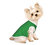 Dog Clothes for Small Dogs, Cute Cat & Puppy Shirts, Full-Print, Soft & Breathable Forest Green Color