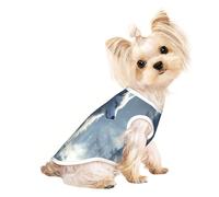 Dog Clothes for Small Dogs, Cute Cat & Puppy Shirts, Full-Print, Soft & Breathable Lonely Fox