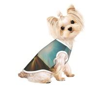Dog Clothes for Small Dogs, Cute Cat & Puppy Shirts, Full-Print, Soft & Breathable The Scorching Sun is Like fire