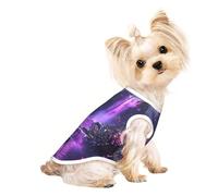 Dog Clothes for Small Dogs, Cute Cat & Puppy Shirts, Full-Print, Soft & Breathable Tropical Aesthetics