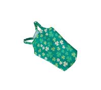 Dog Clothes Keep Cool Softness Pet Accessory No Buckles St. Patrick's Day Cute Style Elastic Cotton Puppy Vest Shamrock 2XL