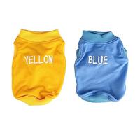 Dog Clothes Puppy Shirts Pet Clothes Warm Soft Casual Elastic Band Cute Easy to Clean Home Outdoor Small Dogs 20 Cotton 80 Polyester 2pcs