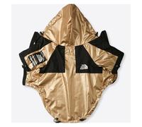 Dog Clothes Raincoat For Small Big Dogs Wind Coat Windbreaker French Bulldog Hoodie For Dogs Clothes Jacket Chihuahua(Brown,S)
