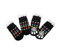 Dog Clothes Slip Dog Socks for Hot/Cold Pavement, Double Sides Boots & Protectors to Licking Paws, Non Slip Small Medium Large Senior Dogs Socks for Hardwood Floors, Colorful (5x5x4cm)