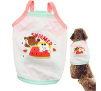 Dog Clothes, Small Puppy Clothes - Medium Dog Clothes, Comfortable Lightweight Sleeveless Cat Costume for Camping Walking on the Beach