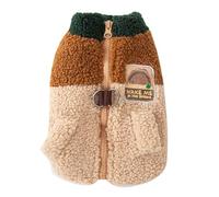 Dog Clothes Soft And Machine Washable Pet Clothes Dog Sweaters Festival Performances Photography Family Reunions And Winter Walks Trips Camping Pet for Large Dogs Male (Brown, XXL)