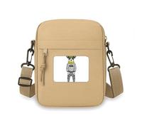 Dog Clothes Watercolor Lovely Illustration Crossbody Bag Cell Phone Purses Handbag Shoulder Mini Bag