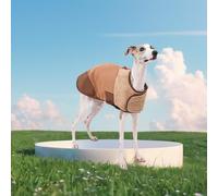 Dog Clothes Winter Dog Jacket Dog Winter Coat for Small Medium Large Great Dane Dogs,Easy to Wear(Brown,L)