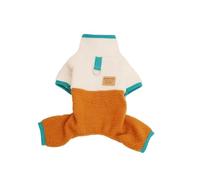 Dog Clothes Winter Pet Coat Chihuahua French Bulldog Clothing Autumn Thin Jacket Fleece Jumpsuit Costume For Cat(Caramel,L)