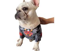 Dog Clothing - Cotton Costume with Dragon Print, Breathable Dog Clothing in Medium Size, for Outdoor Celebrations, Photo Props, Birthday, All Seasons, Spring, Summer and H