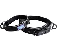 DOG & CO Padded Reflective Performance Collar, Small, Black