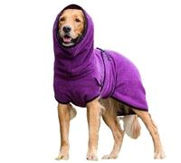 Dog Coat Dog Bathrobe Warm Pet Clothes Fleece Velvet Cold-proof Adjustable Jacket Vest Autumn Winter Universal for Large Medium Small Dogs