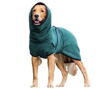 Dog Coat Dog Bathrobe Warm Pet Clothes Fleece Velvet Cold-proof Adjustable Jacket Vest Autumn Winter Universal for Large Medium Small Dogs