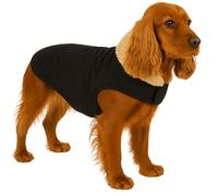 dog coat - Flamingo Bonnie Black - A:45cm B:36-44cm C:58-64cm - polyester - water-repellent - plush inner lining - Hook-and-loop fastener closure - made in Europe