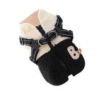 Dog Coat | Fleece Lined Pet Clothes With Harness,Back Opening Coats For Cold Weather Dogs, Small And Medium Pets Outdoor Activities In The