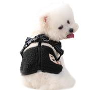 Dog Coat - Fleece Lined Windproof Waterproof Clothes with Harness - Back Slit Dog Coats for Cold Weather - for Small and Medium Pets Activities