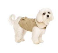 Dog Coat - Guzzi Beige - A:25cm B:30-34cm C:39-43cm - Polyester - Water-Repellent - Soft Fleece Lining - Flamingo