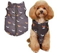 Dog Coat Warm Dogs Jacket Harness with D-ring