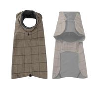 Dog Coat - Water Resistant Padded Jacket Scottish Design Thermal Clothes For Puppies Of Various Breeds | Daily Walk In A Park Holiday Events