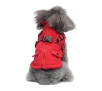Dog Coat with Harness - Waterproof Windproof Reversible Winter Dog Jacket