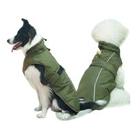 Dog Coats Warm Jacket Winter Waterproof Windproof Reflective Clothes for Puppy Small Medium Large Dogs Cold Weather Apparel (Army Green, XXL)