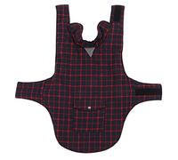 Dog Cold Weather Coat Cozy Windproof Plaid Dog Vest Winter Jacket for Small Medium Large Dogs (M)